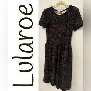 Lularoe “The Amelia” Printed Dress